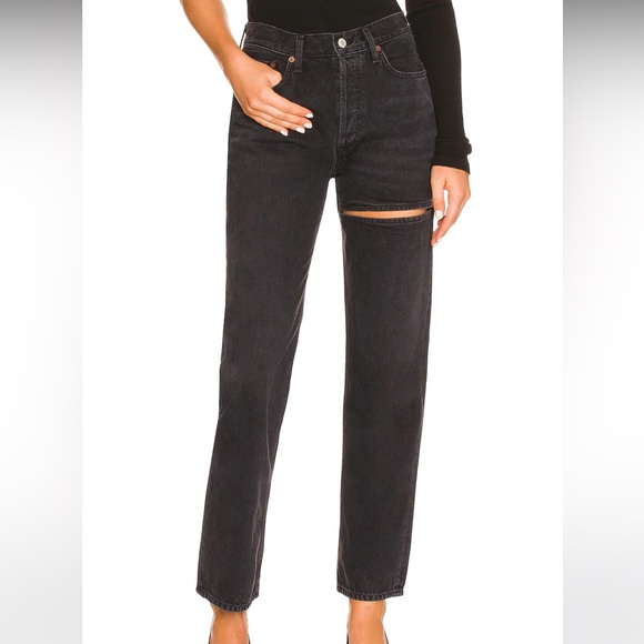 Agolde Denim - AGOLDE Lana Straight in Descent